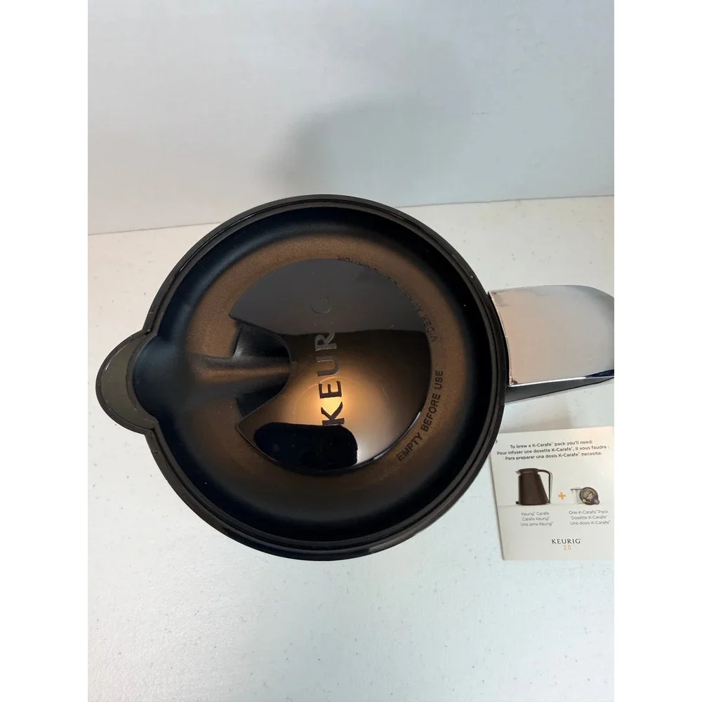 Keurig 2.0 Coffee Carafe Black 4 Cup Capacity for K-Carafe Pods Brew Systems
